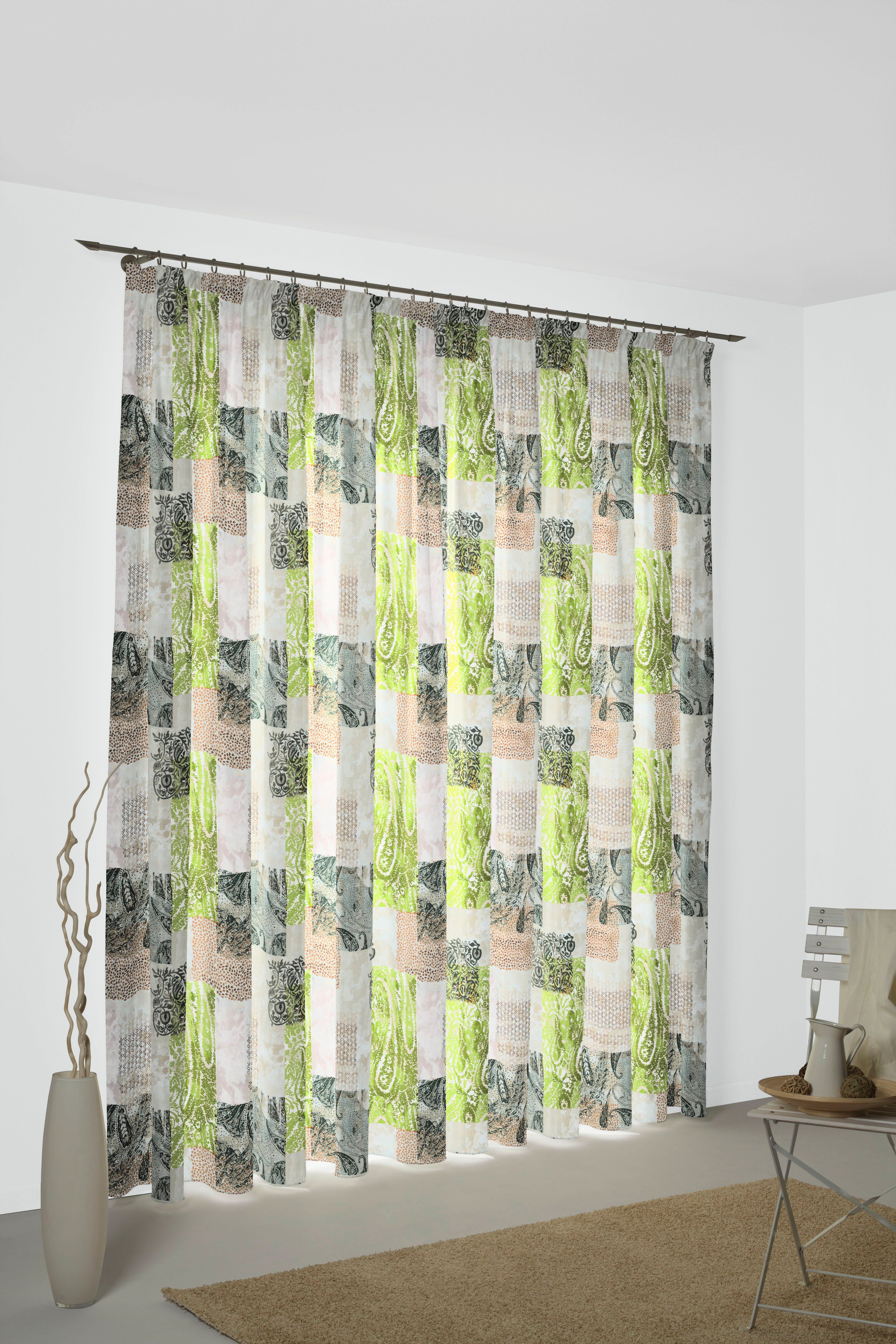 Wirth Vorhang Jolanda (1 St), Multifunktionsband, verdunkelnd, Jacquard
