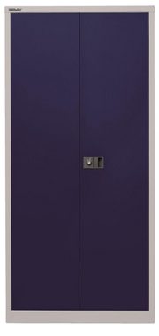 Bisley Aktenschrank Universal 505 Korpus lichtgrau, Fronten oxfordblau