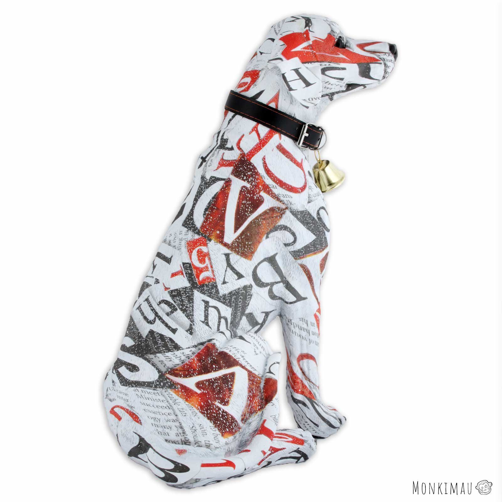 Monkimau Tierfigur Labrador Retriever Figur - Deko Figuren Tiere Dekoration Wohnzimmer (Packung)
