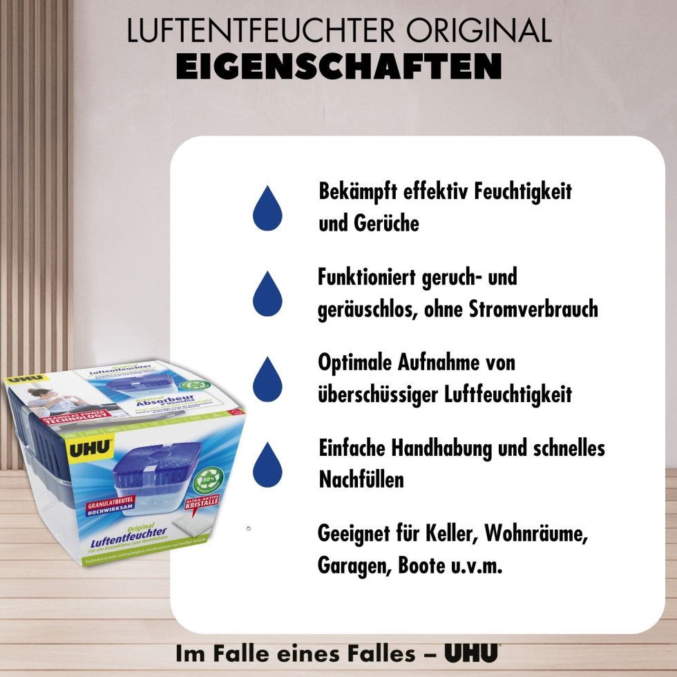 UHU Luftentfeuchter UHU Luftentfeuchter Original 450 g