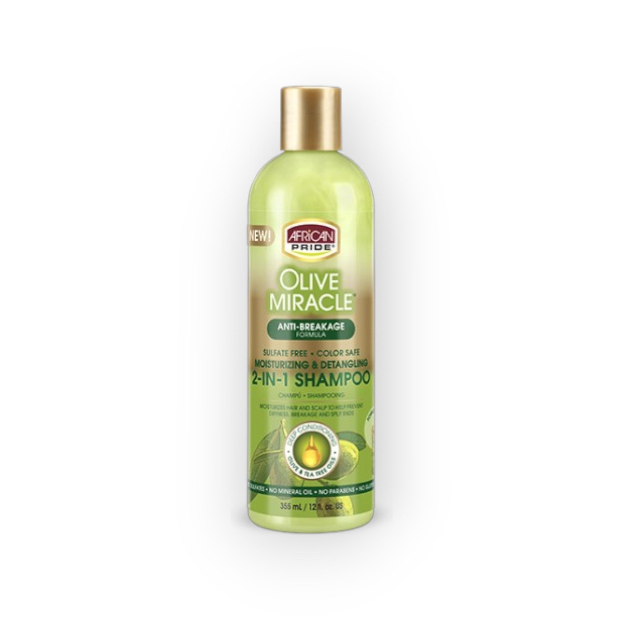 African Pride Festes Haarshampoo AP Olive Miracle 2IN1 Shampoo