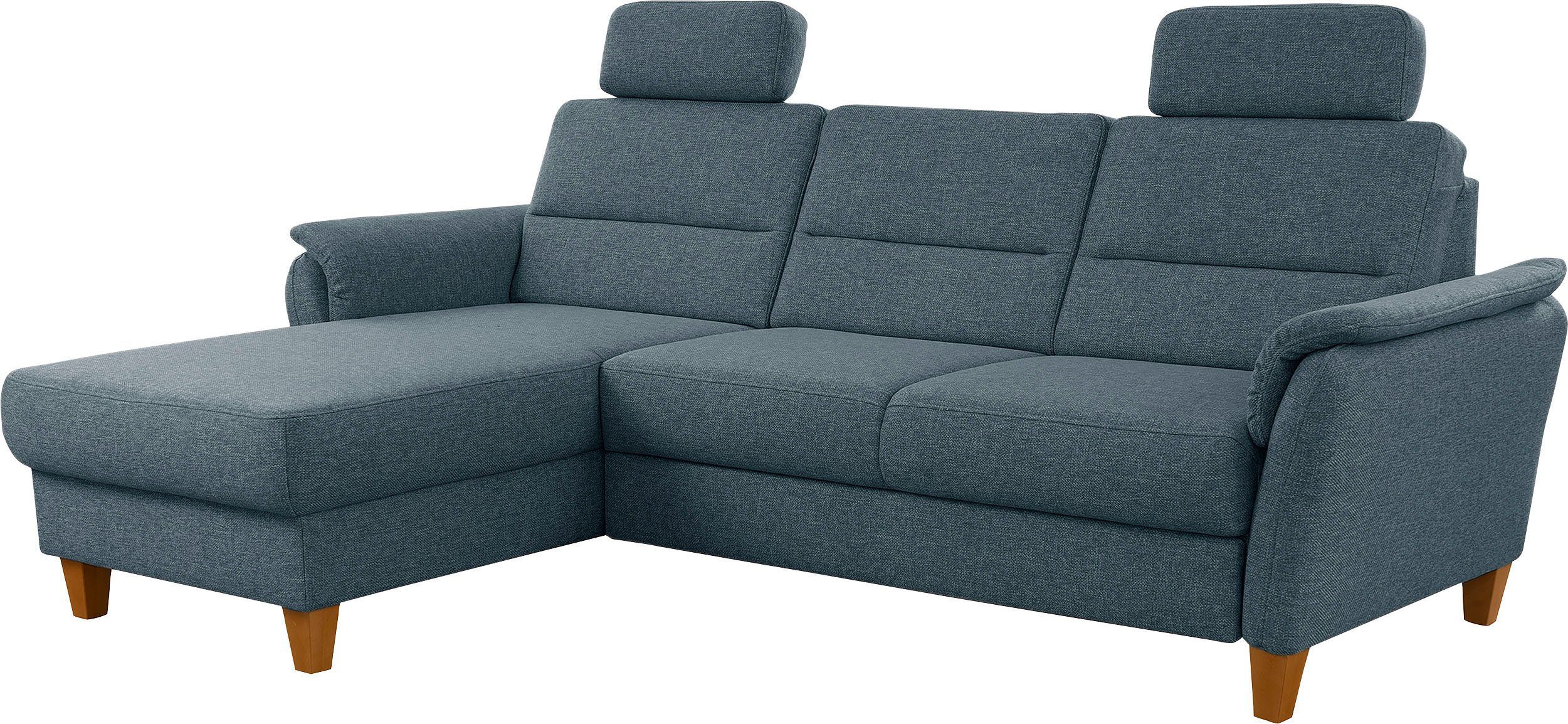 Home affaire Ecksofa Palmera L-Form, Federkern, günstig online kaufen