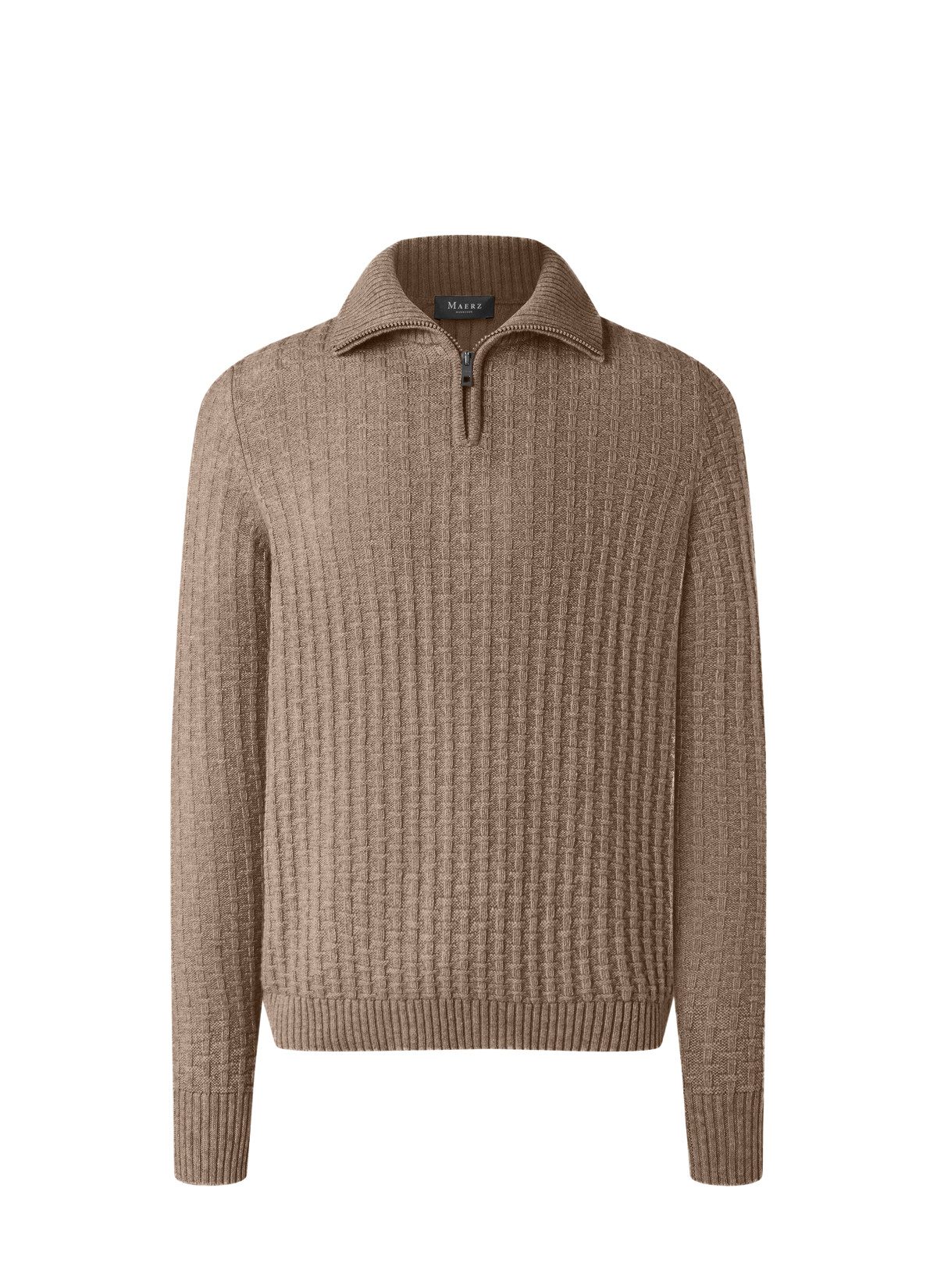 Strickpullover Pullover Troyer 1/1 Arm