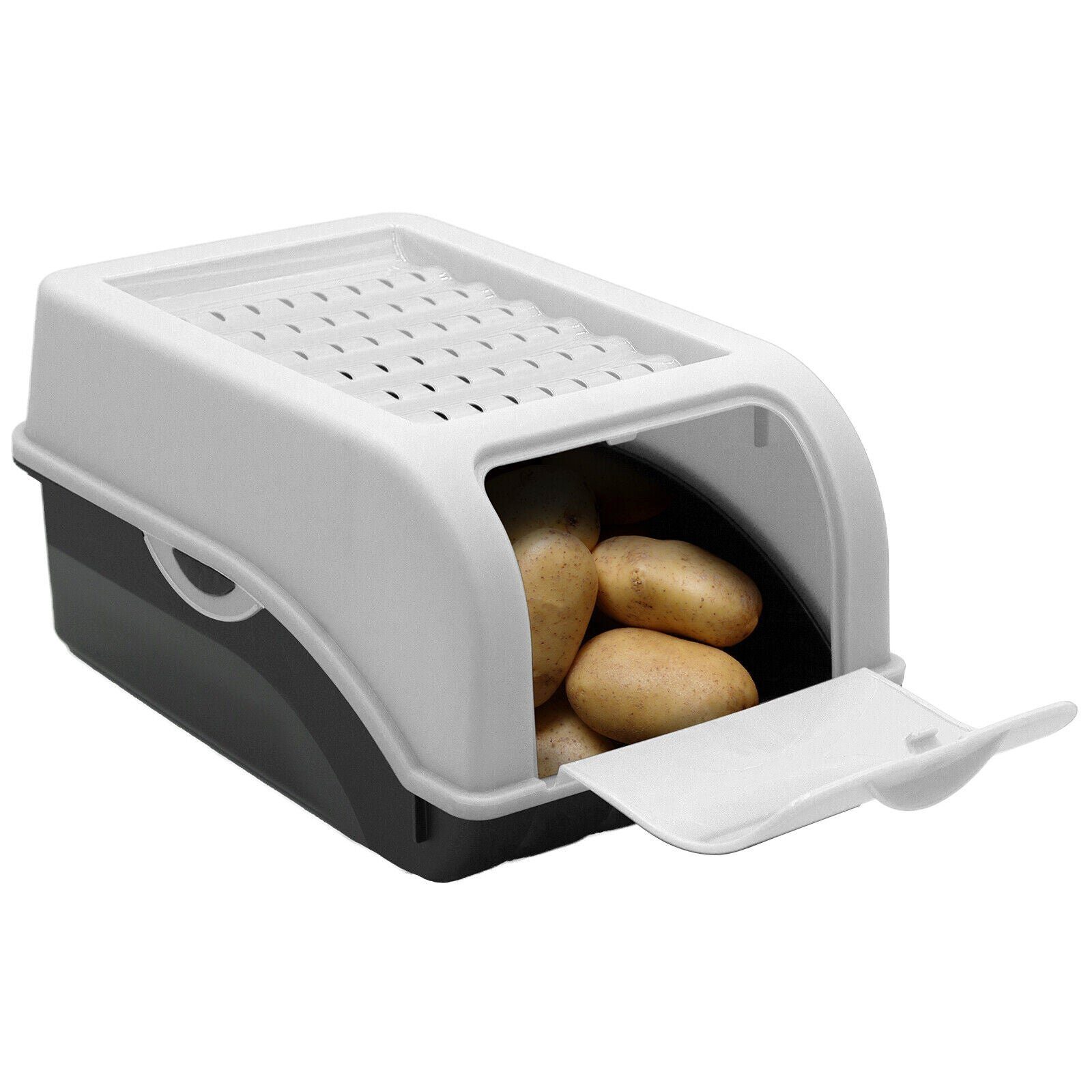 ARTECSIS Aufbewahrungsbox Kartoffelbox Gemüsebox Zwiebelbox (weiß günstig online kaufen