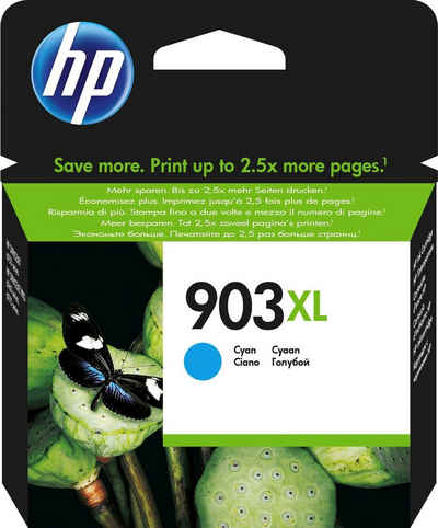 HP »903XL« Tintenpatrone (original Druckerpatrone 903 cyan XL T6M03AE / Instant Ink)