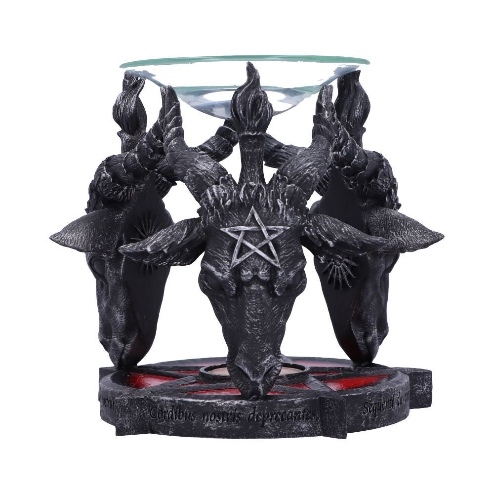 Dark-Desires Duftlampe Mystische Duftlampe mit Baphomet & Pentagramm
