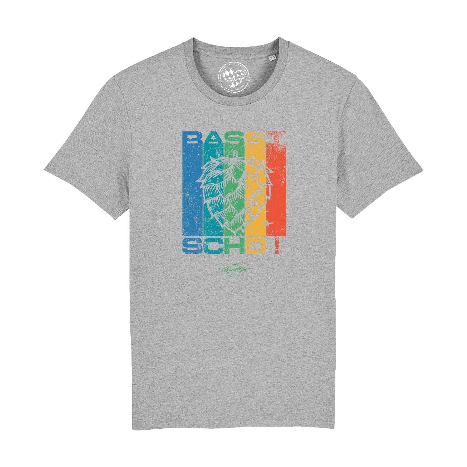 Bavariashop T-Shirt Herren T-Shirt "Basst scho" günstig online kaufen