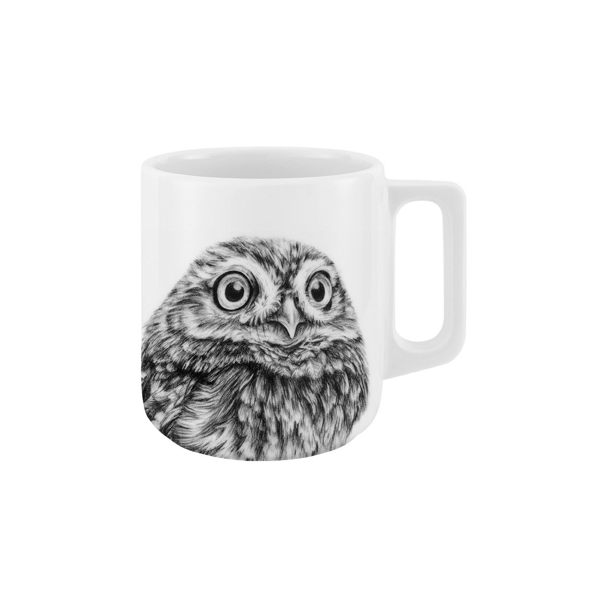 mittelpunkt. Tasse mit Henkel . Eule .