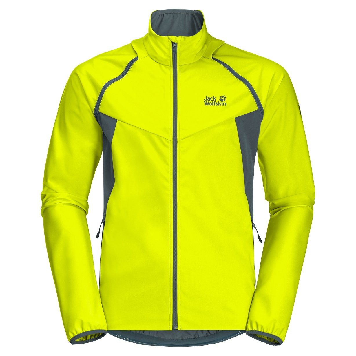 Jack Wolfskin Softshelljacke und Weste Tandem (PFC-Frei) gelb Herren