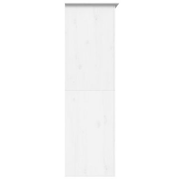 vidaXL Kleiderschrank Kleiderschrank BODO Weiß 101x52x176,5 cm Massivholz Kiefer (1-St)
