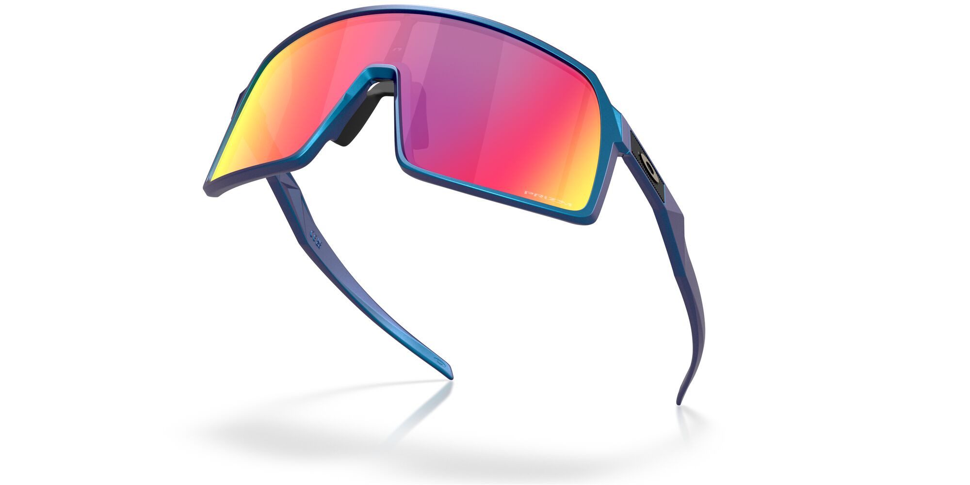 Oakley Sonnenbrille Sutro (Glasfarbe: Prizm road) cyanblau matt - 1 Brille mit
