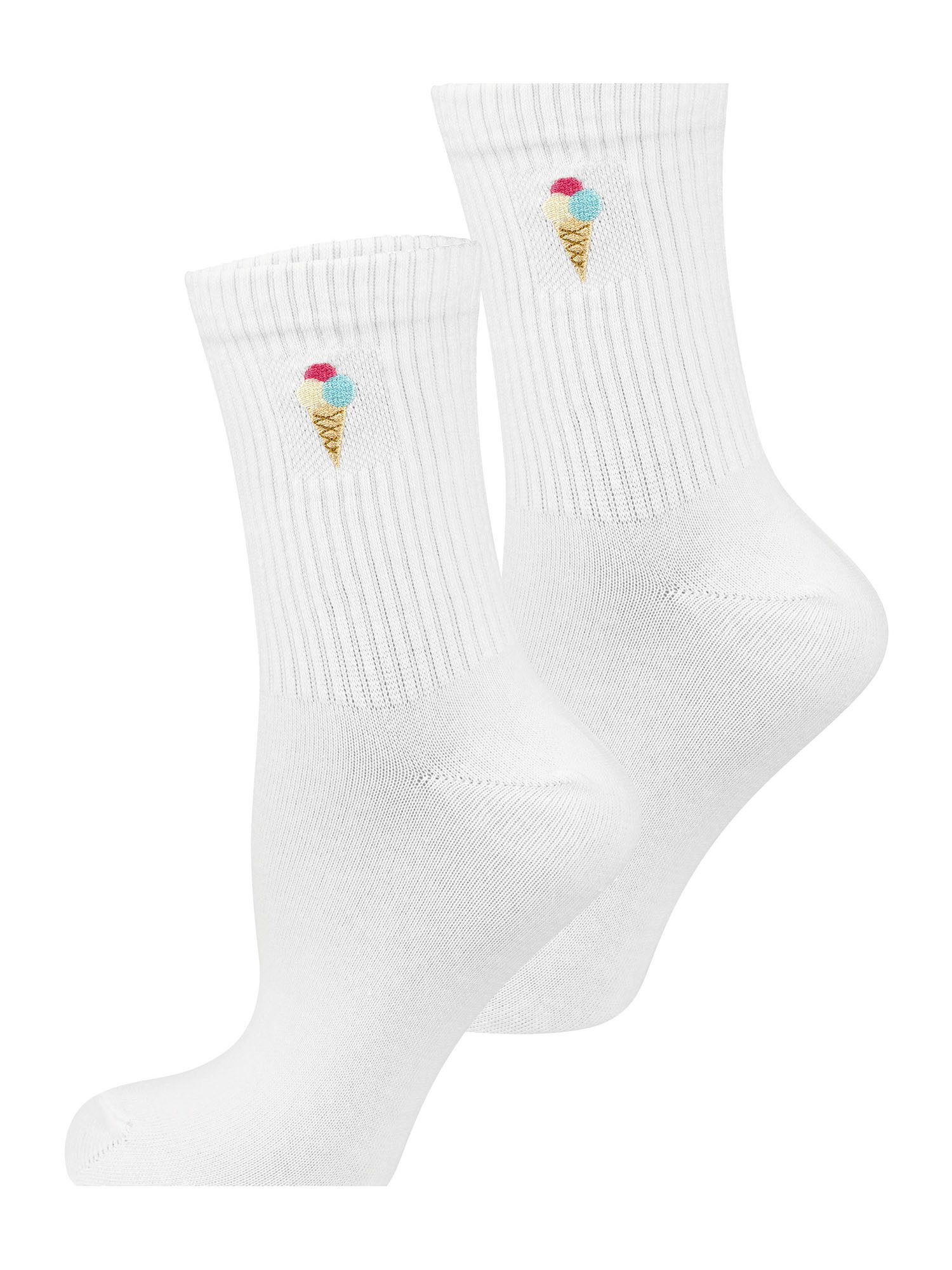 Nur Die Freizeitsocken Socken Good Vibes Tennissocken (2-Paar) Socken, Baumwollsocken, Alltagsocken