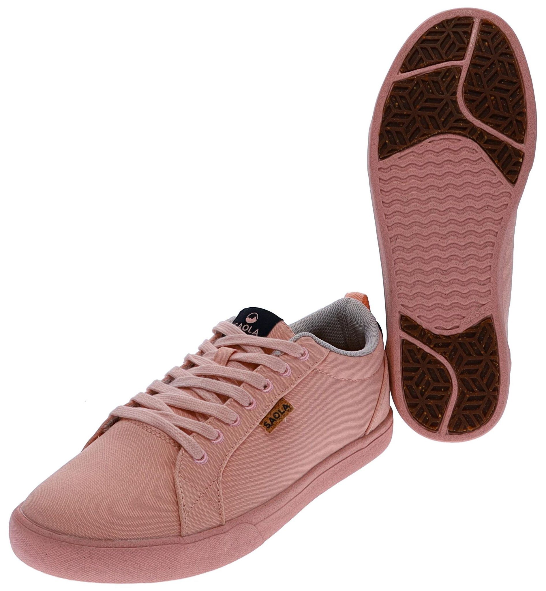 SAOLA CANNON veganer Damen Low-Top Sneaker Rose Sneaker