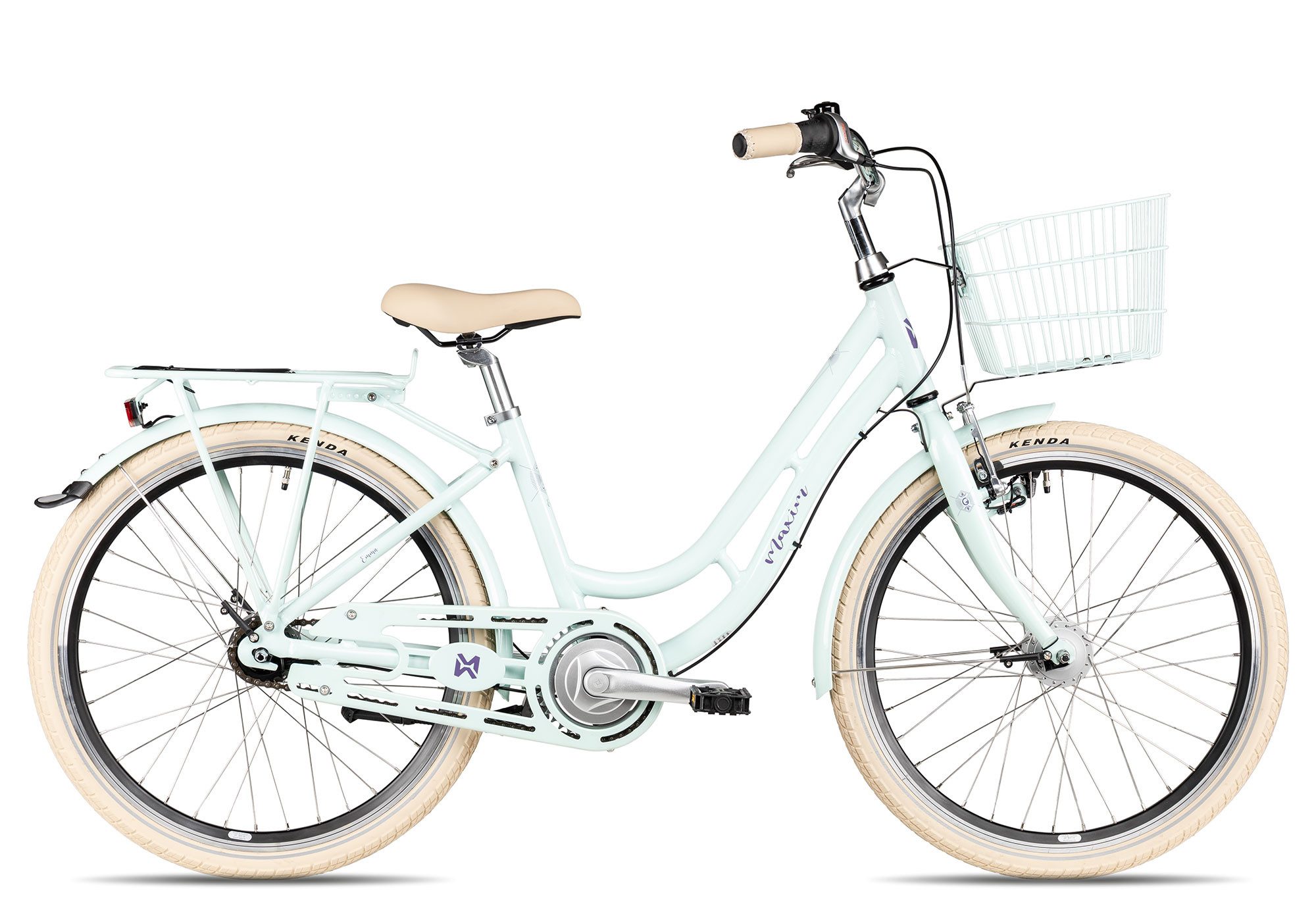 Maxim Kinderfahrrad EMMA 24 7 Wave, 7 Gang Shimano Nexus 7 SG-C3001 Rücktritt Schaltwerk, Nabenschaltung Rücktritt, Nabenschaltung Rücktritt grün
