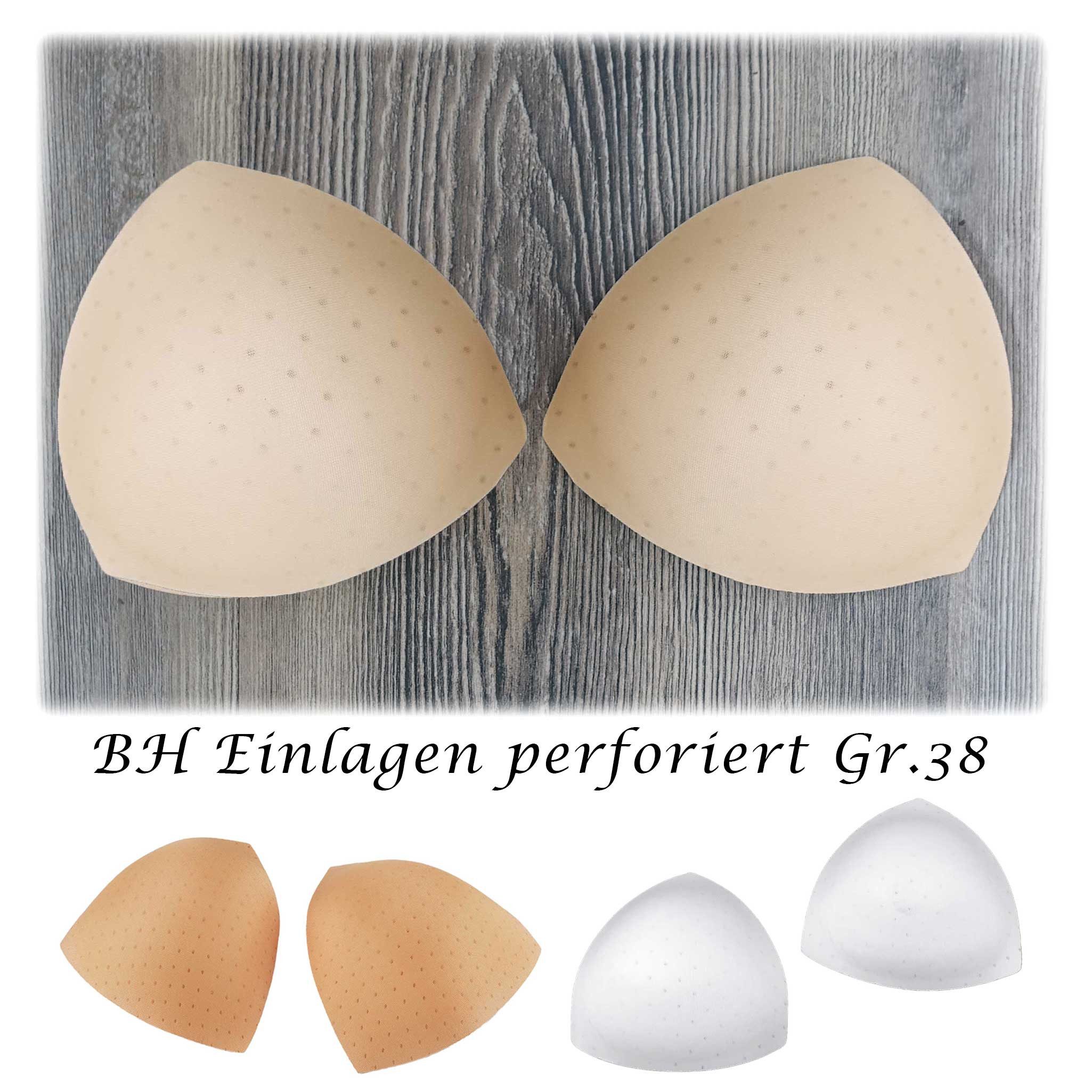 maDDma BH-Einlagen BH Einlagen perforiert 1 Paar Gr. 38 Einlagen für Bikini günstig online kaufen