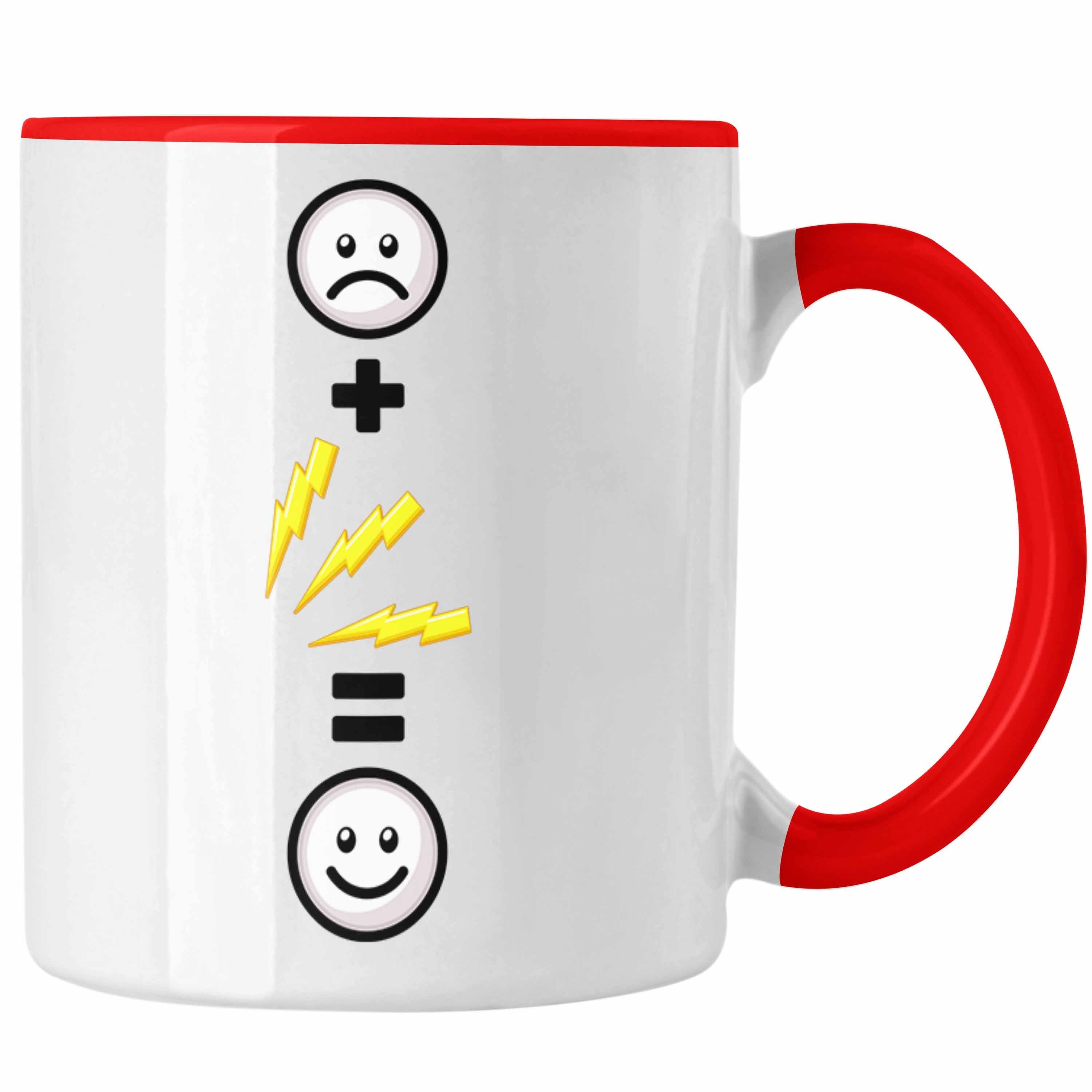 für Elektroniker Tasse Trendation Elektriker Geschenkidee Lustige Rot :(E Tasse Geschenk
