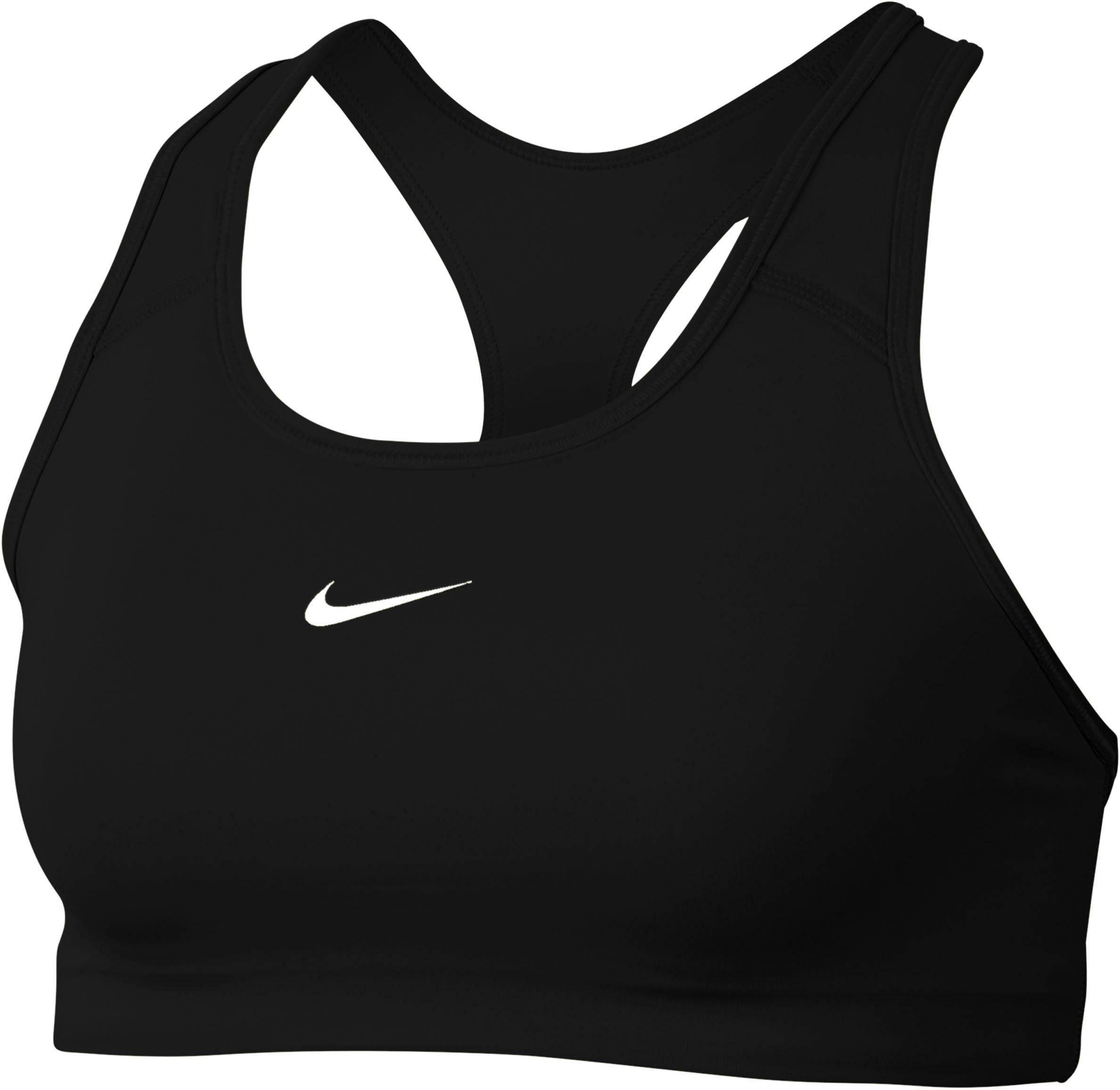 Sports Bra schwarz Nike Medium-Support Swoosh Pad Dri-FIT Women's Sport-BH 1-Piece