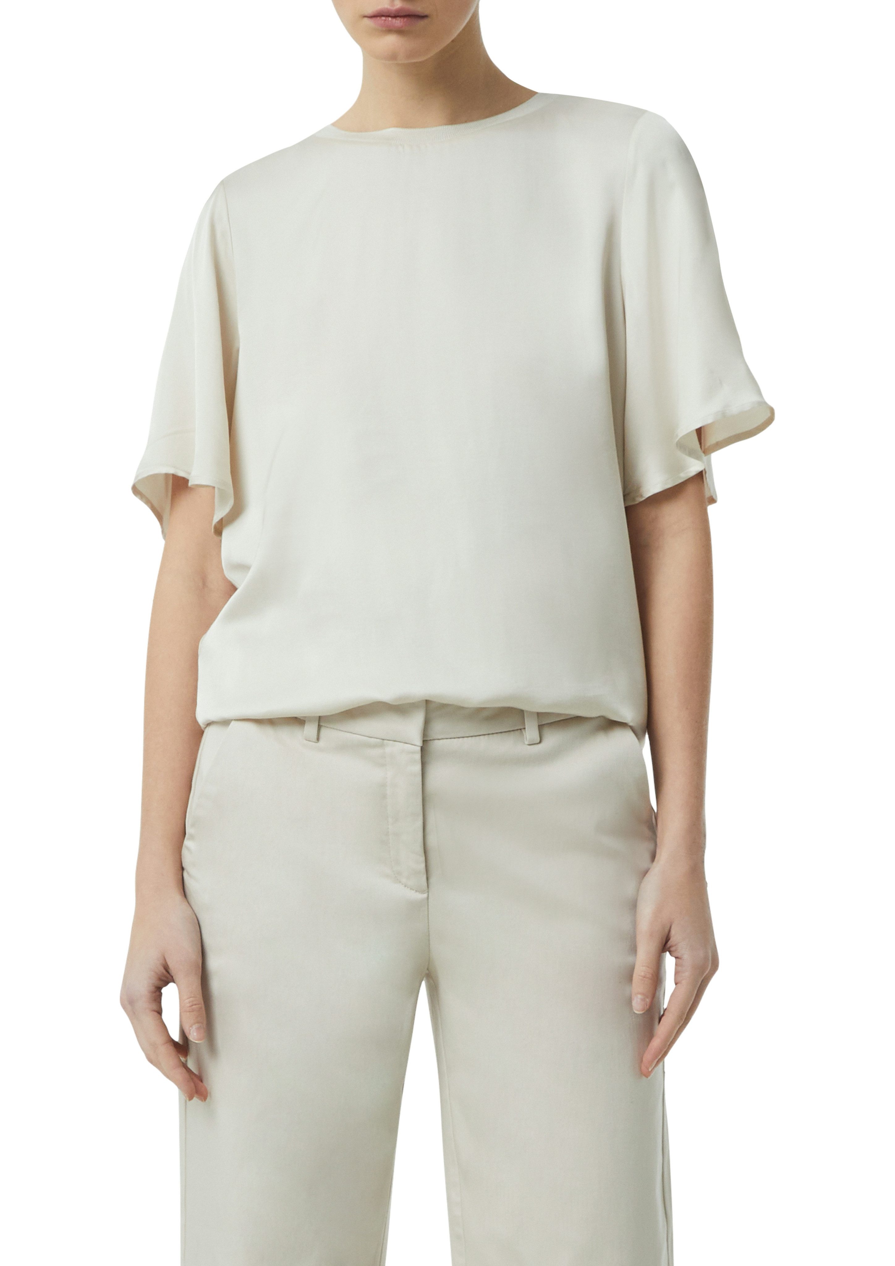 comma T-Shirt Sommershirt aus Viskose und Stretch günstig online kaufen