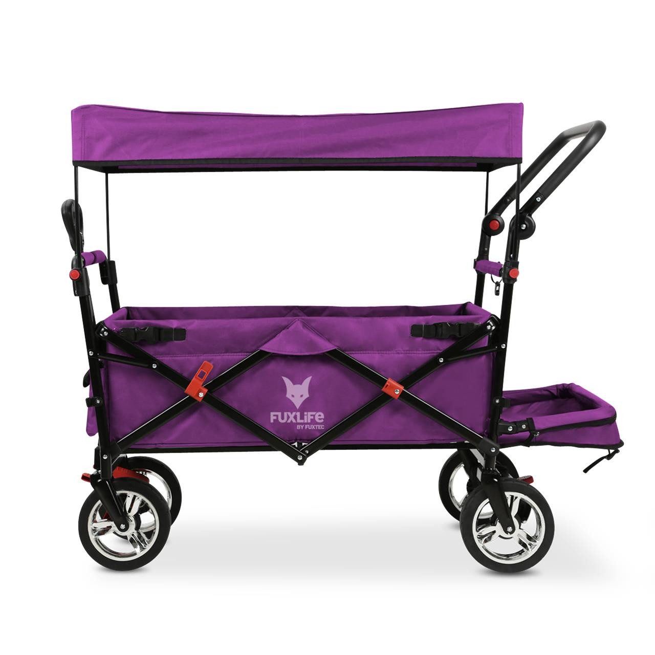 FUXLIFE Bollerwagen FX-CT800, Innenraumverlängerung, faltbar, mit Sonnendach