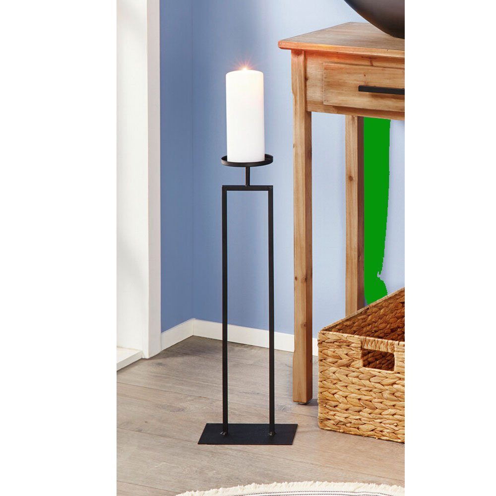 Home-trends24.de Kerzenhalter Kerzenhalter Eleganz Kerzenständer Säule 60 H Kerzen Kerzenteller