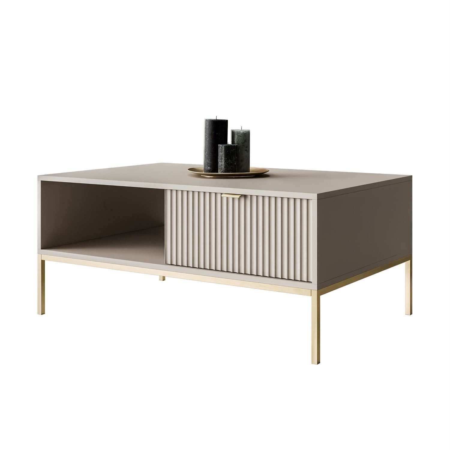 Lookway Couchtisch CORTADO GOLD L-104 mit günstig online kaufen