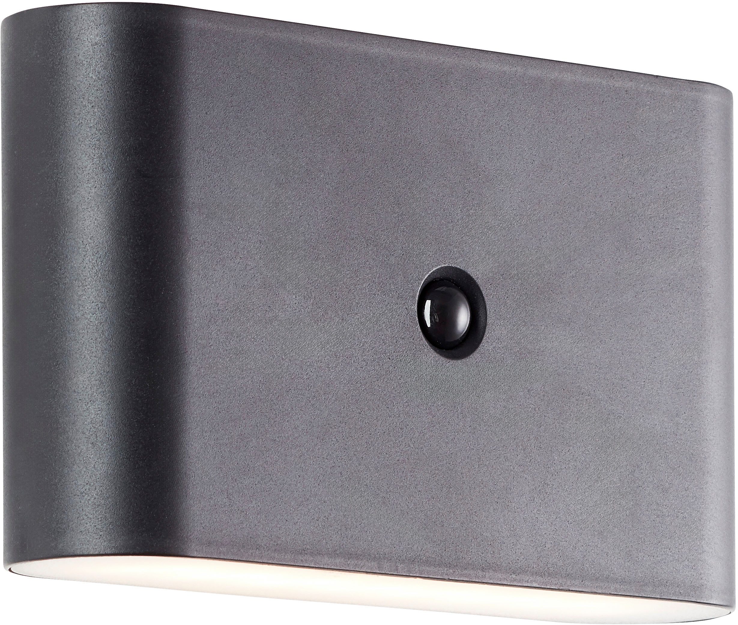 Brilliant LED Außen-Wandleuchte Xino, Bewegungsmelder, LED fest integriert, günstig online kaufen