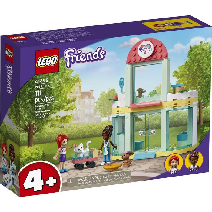 LEGO® Konstruktionsspielsteine LEGO® Friends - Tierklinik (Set 111 St)