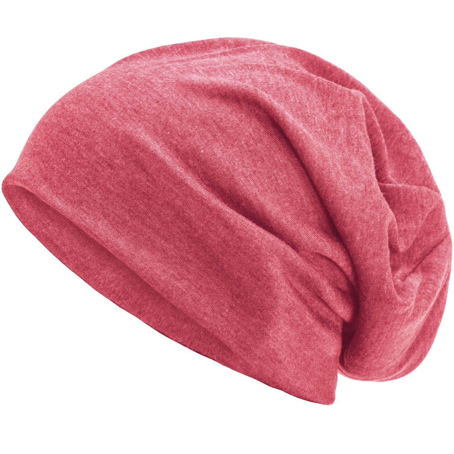 style3 Beanie (1-St) Mütze Damen Herren Haube Sommer Herbst XXL Chemo Schlafmütze Cap