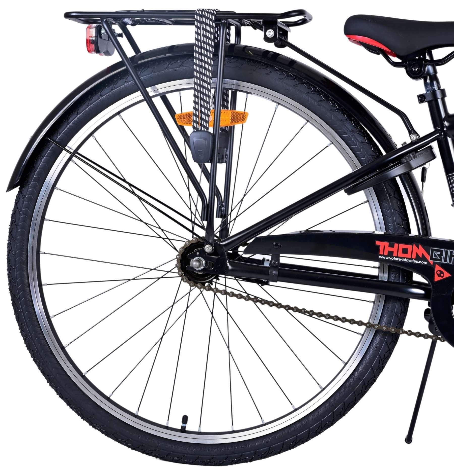 Volare Kinderfahrrad Thombike - Jungen - Verschiedene Größen und Farben - bis 115 kg, 3 Gang Shimano, 85% zusammengebaut, Lenkerhöhe einstellbar, 24 oder 26 Zoll