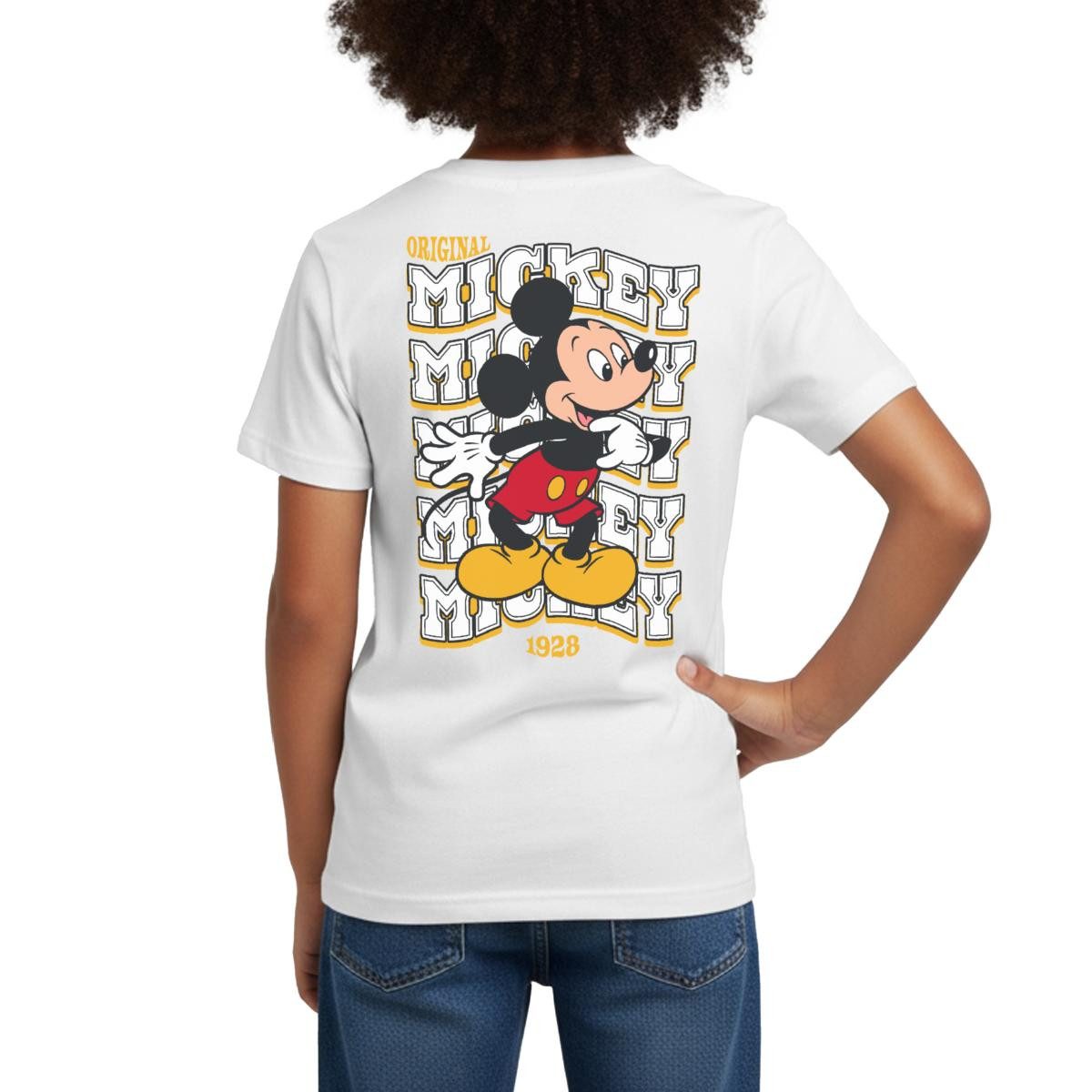Spreadshirt T-Shirt Mickey & Minnie Mickey Mouse Original 1928 Kinder T-Shirt (1-tlg) Fällt klein aus. Wir empfehlen, eine Größe größer zu bestellen.