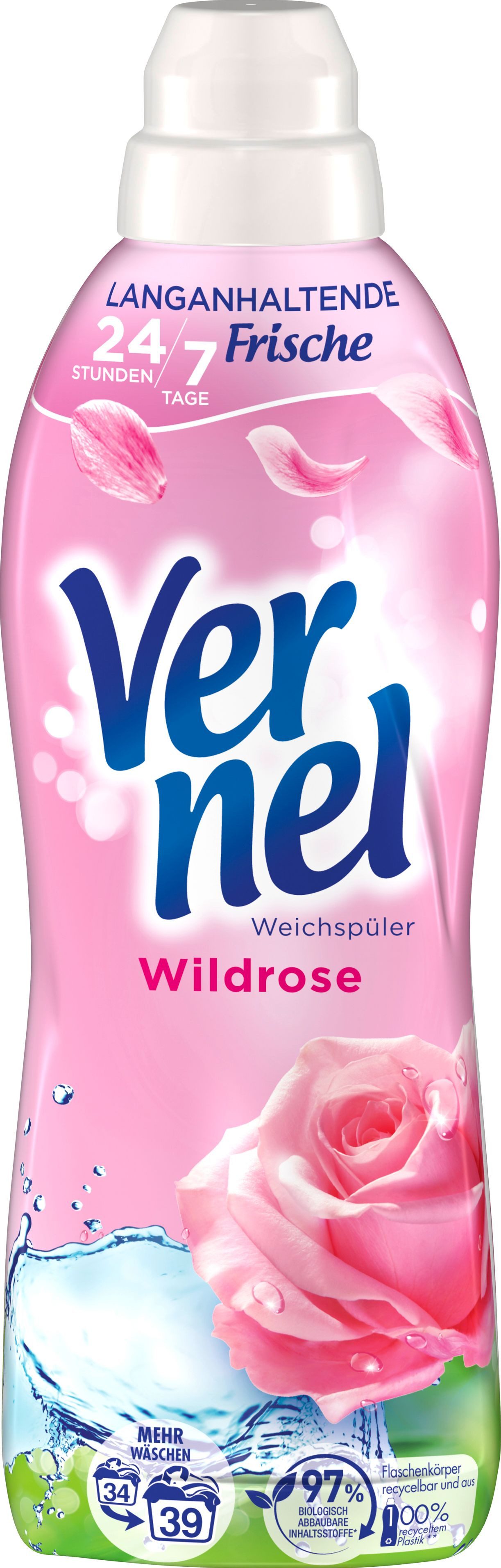 Vernel Wildrose 39 WL Weichspüler (1-St. für 24/7 langanhaltende Frische)