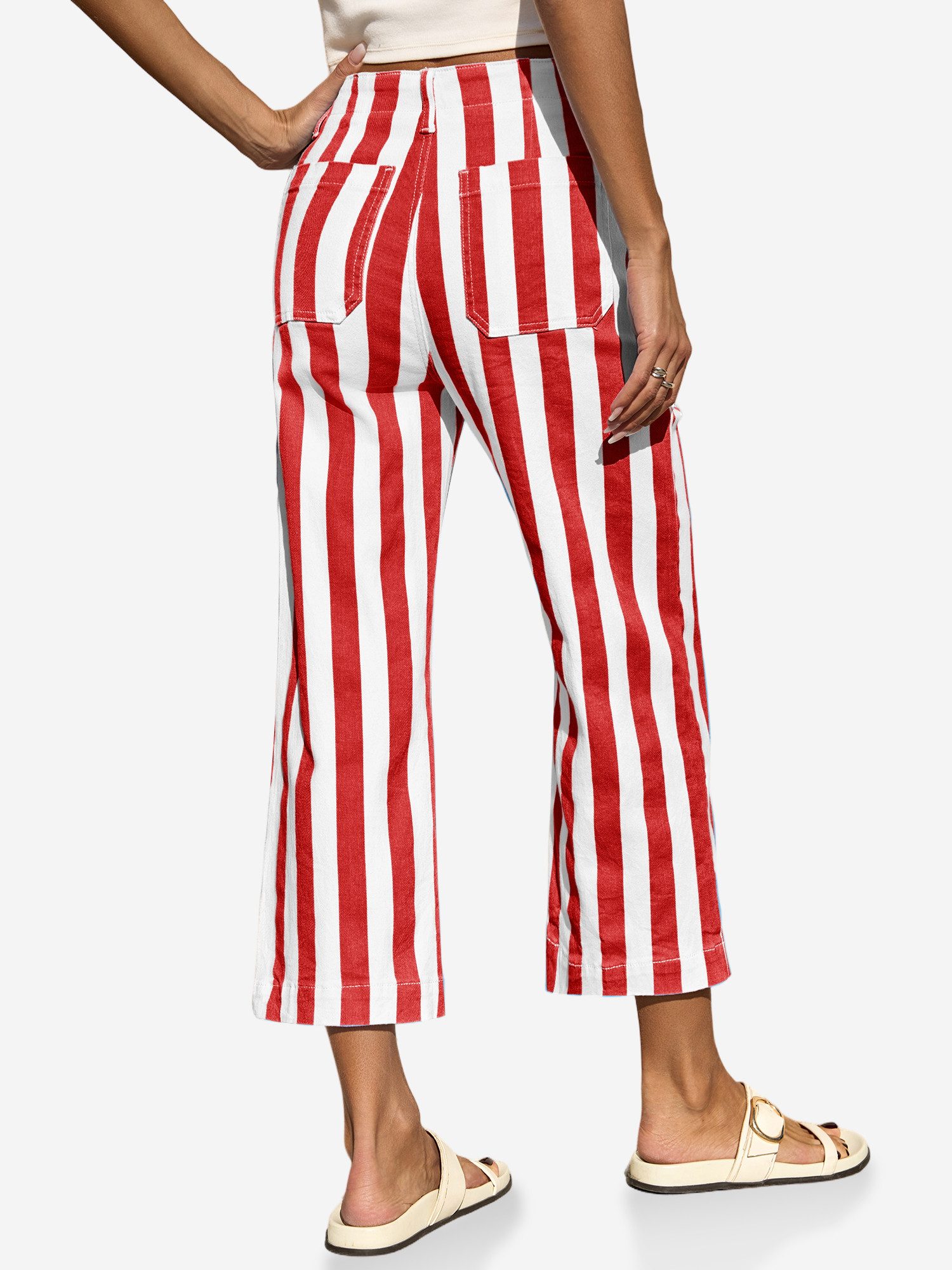 Imily Bela 7/8-Jeans Damen High Waisted Stretched Jeans (Packung, 1-tlg., 1 günstig online kaufen