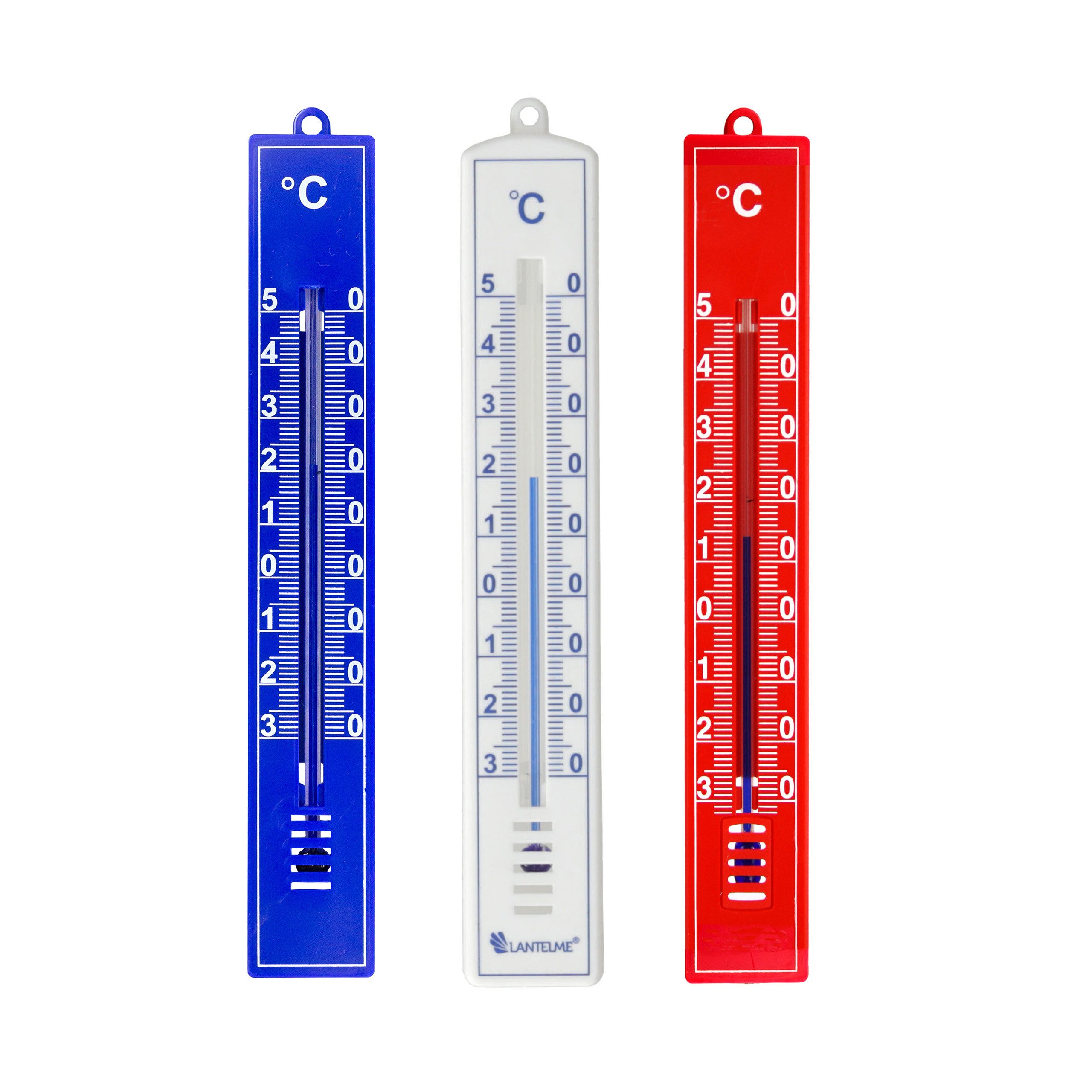 Lantelme Raumthermometer Sonderedition Fußball Weltmeisterschaft Innen-Außen Thermometer Set, Außenthermometer Länderfarben Set wählbar, Deutsche Herstellung, Temperatur -30 bis 50°C Analog, 17cm