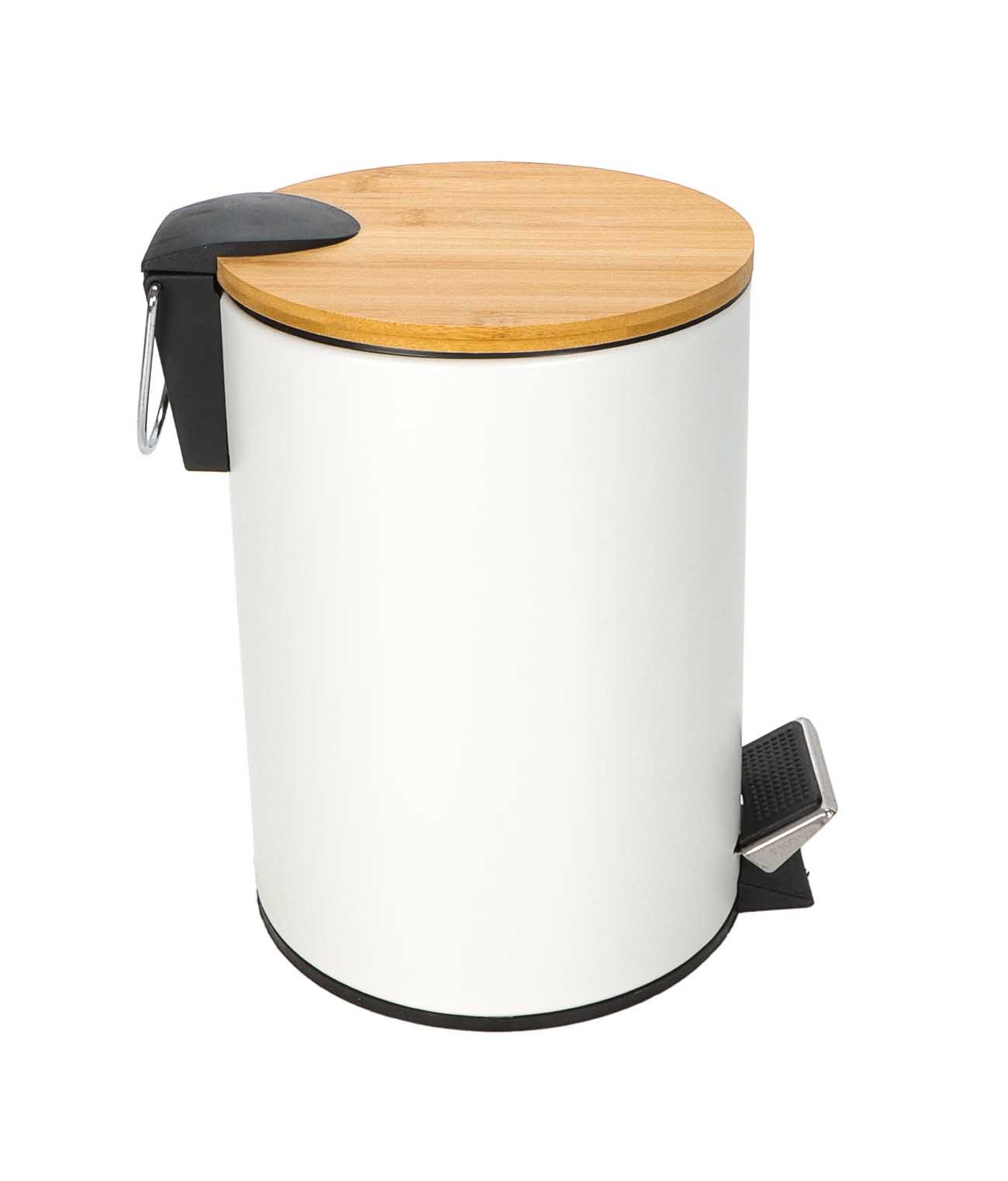 Bubble-Store Сміттєві урни Treteimer mit Bambusdeckel, Сміттєві урни mit herausnehmbaren Kunststoffeinsatz