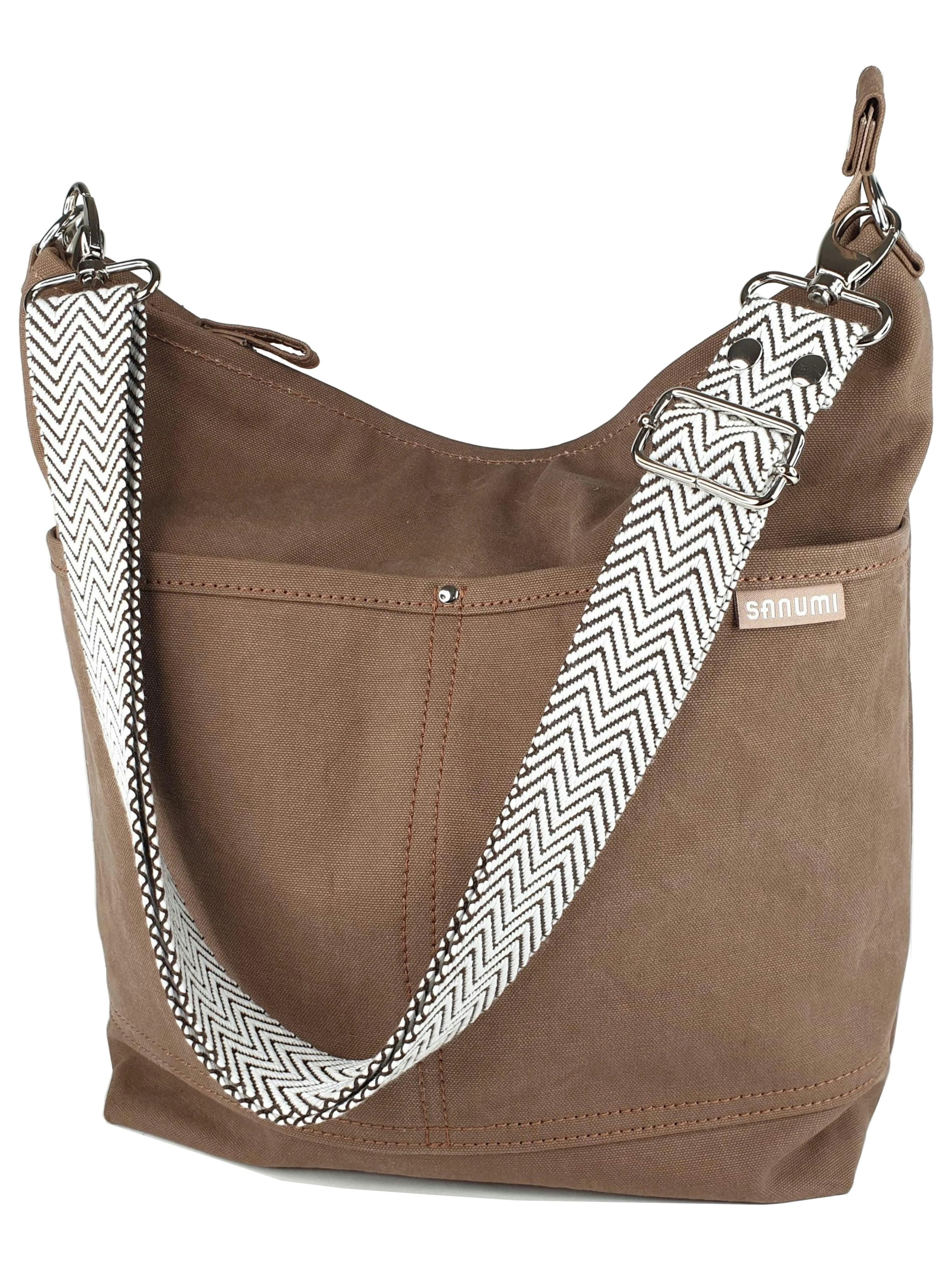 sanumi Umhängetasche Canvas Hobobag günstig online kaufen