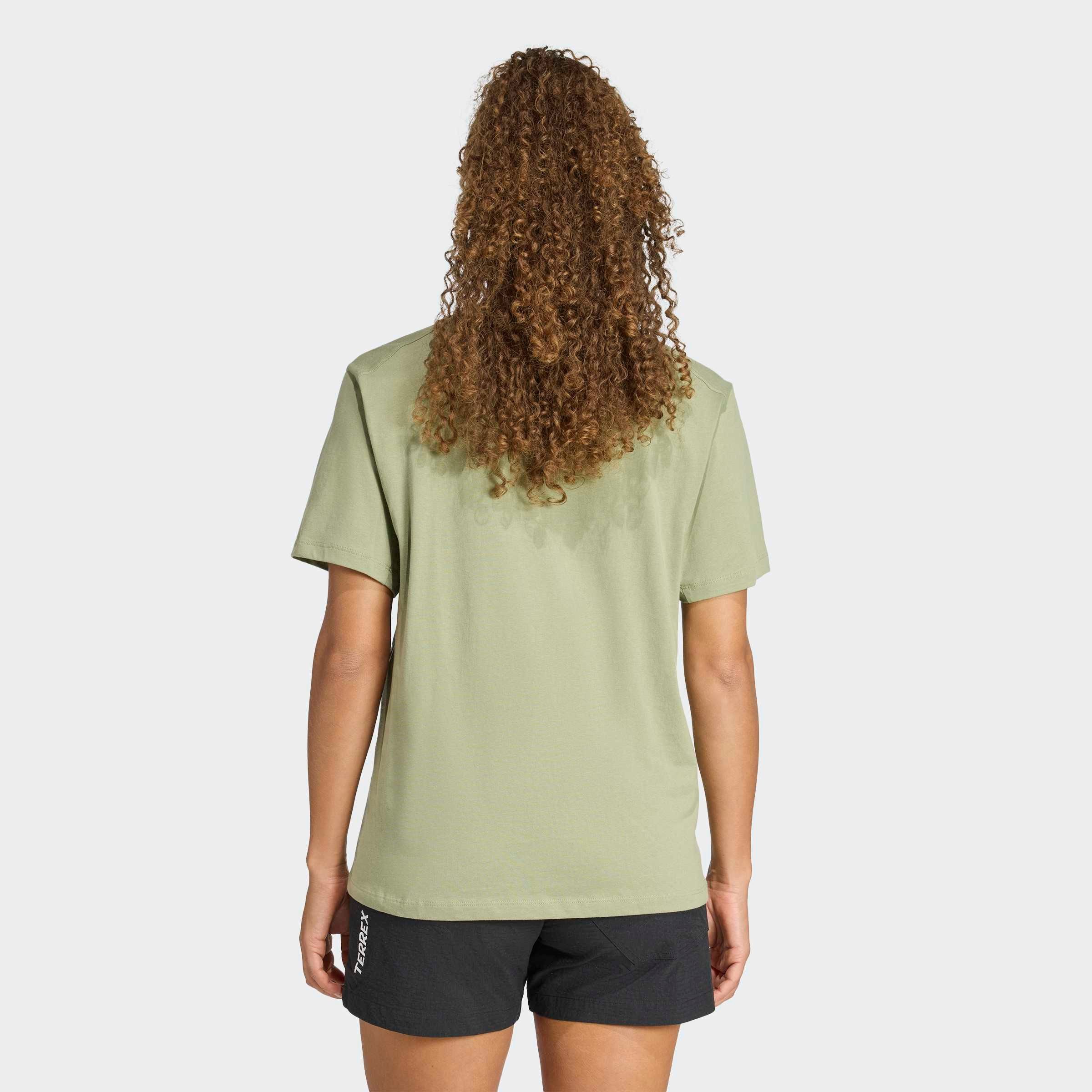 adidas TERREX Funktionsshirt W TX LOGO TEE für Sportmode und Outdoormode, mit Kurzarmdesign, ohne Verschluss