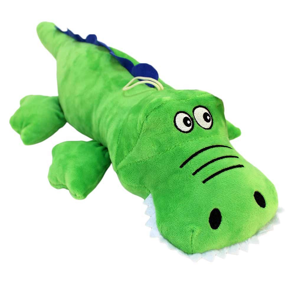 Landahl & Baumann Kuscheltier Krokodil liegend bunt mit Schlaufe - ca. 53 cm (1-St)