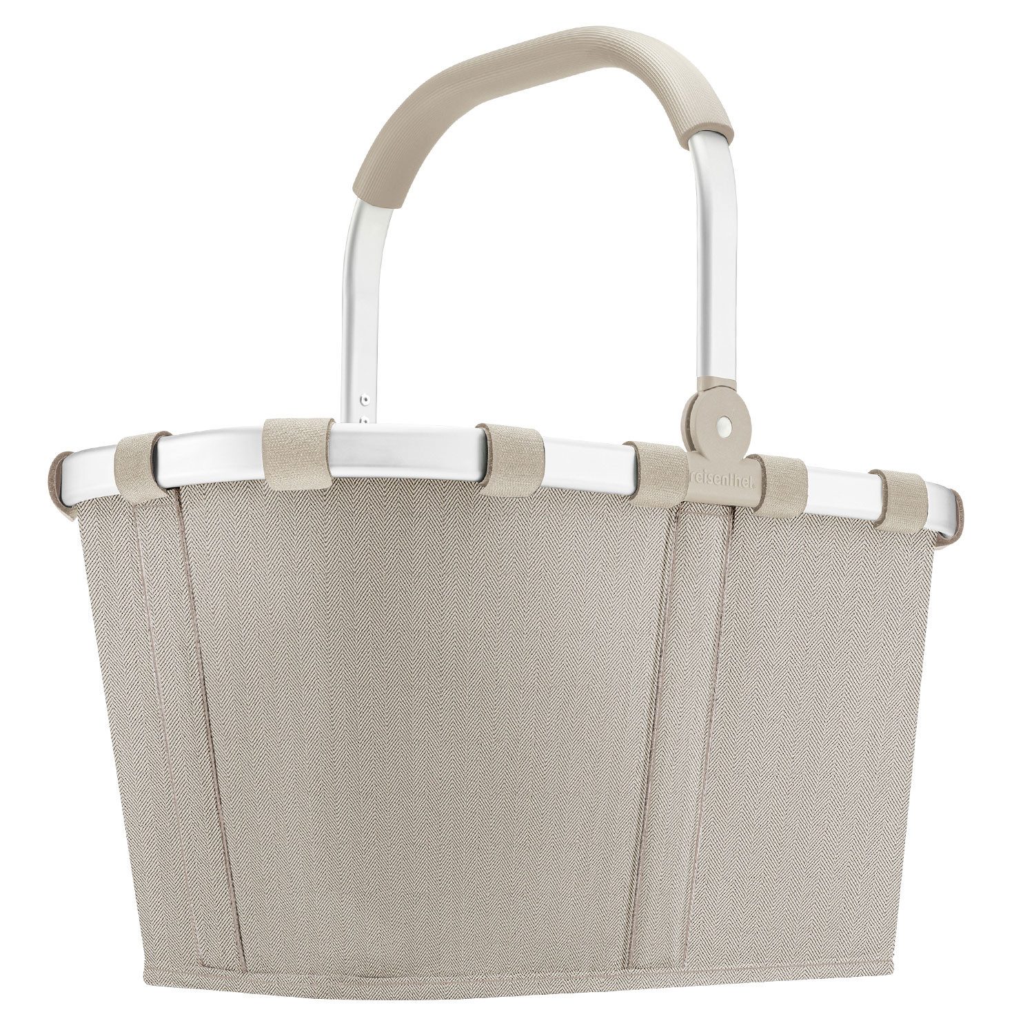 REISENTHEL® Einkaufskorb carrybag, 22 l, Standfüße, ummantelter Griff zum Umklappen, Innentasche Reißverschluss