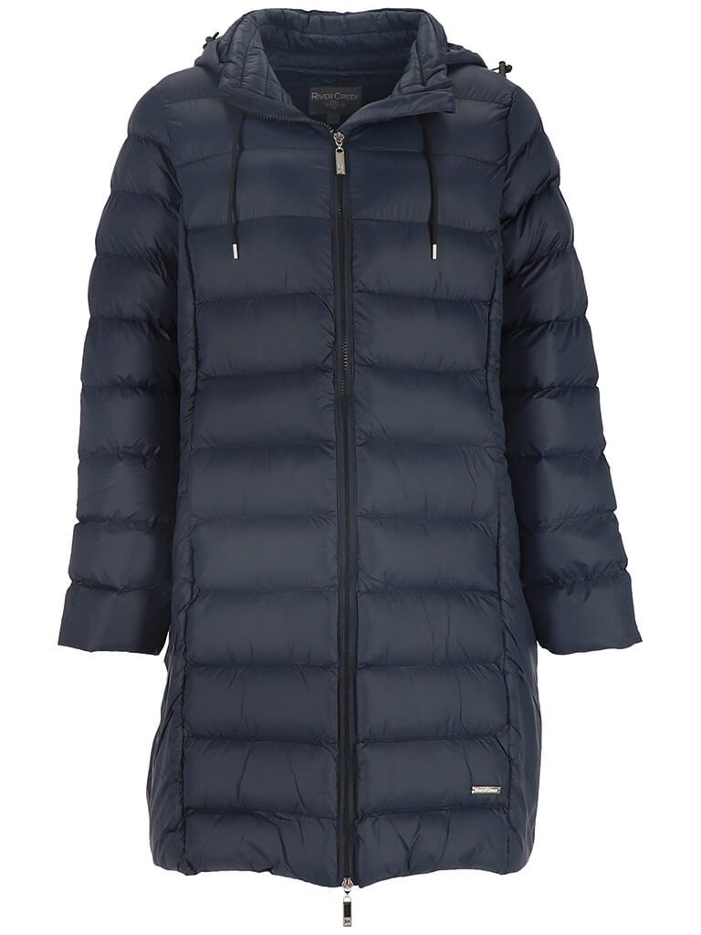 River Creek Steppmantel Damen Steppjacke unifarben - Gesteppter Mantel mit günstig online kaufen