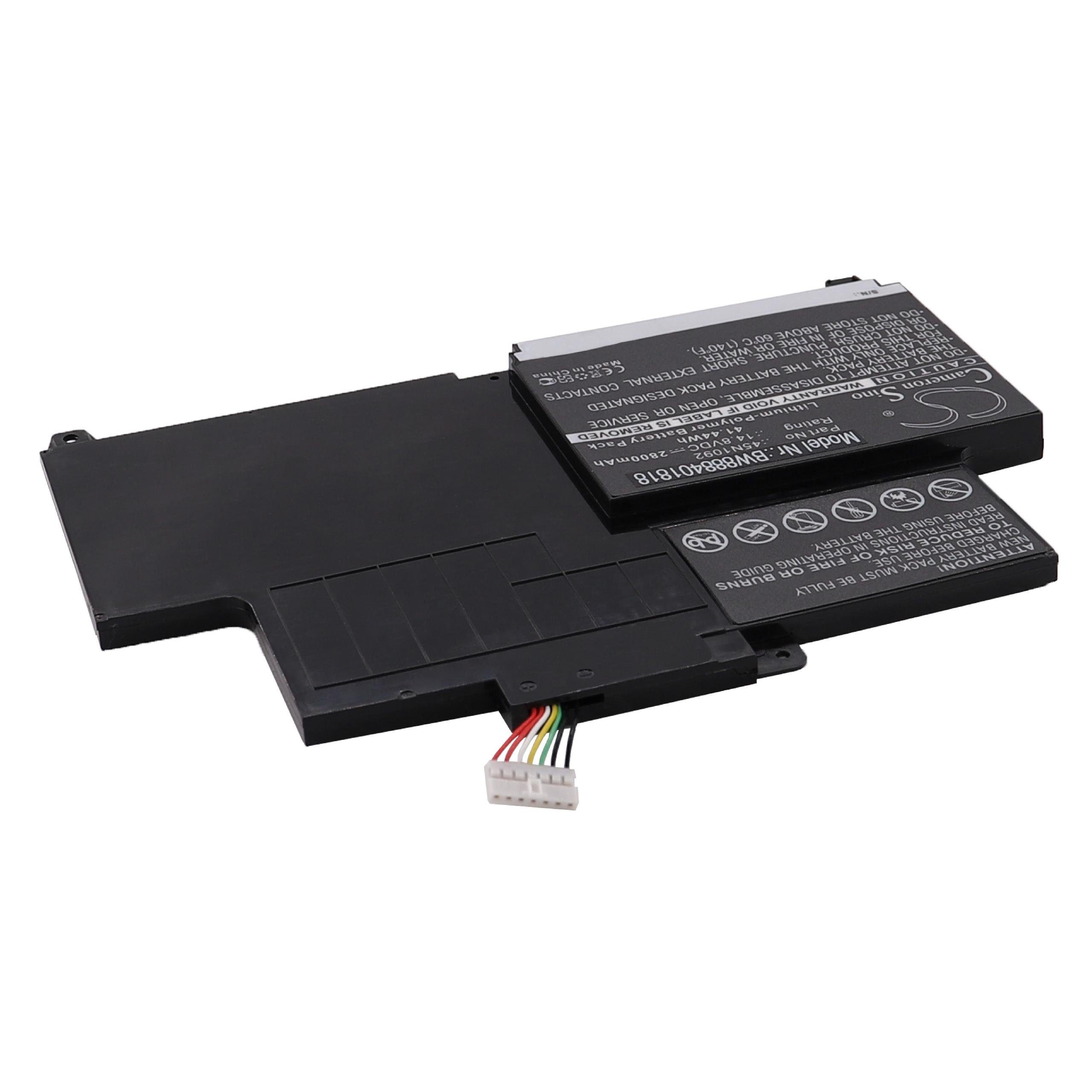 vhbw Laptop-Akku / 334725C, 33473JC, 33473GC, (2800mAh, 14,8V, Notebook für mAh Lenovo 2800 33471C8, Li-Polymer) Computer 33473MC 33471D6, 33473LC, 334724C, passend ThinkPad