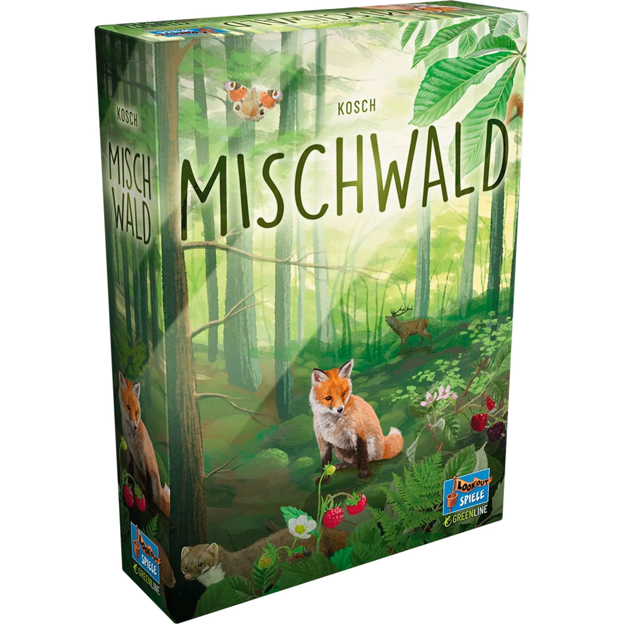 Asmodee Spiel Asmodee Mischwald, Kartenspiel
