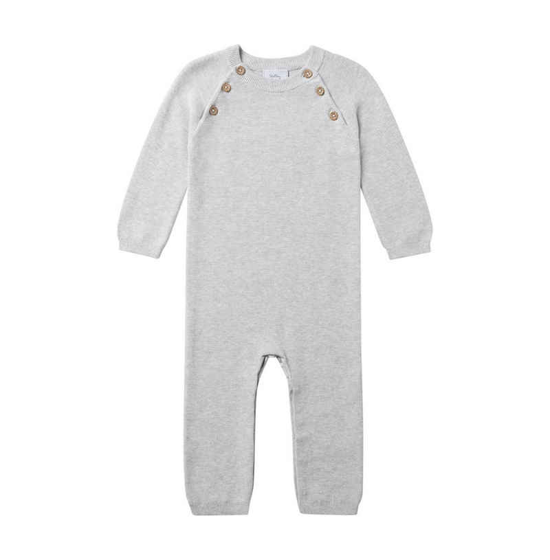 Stellou & friends Strampler Stellou & friends Strick-Strampler / Overall mit Druckknopfleiste innen