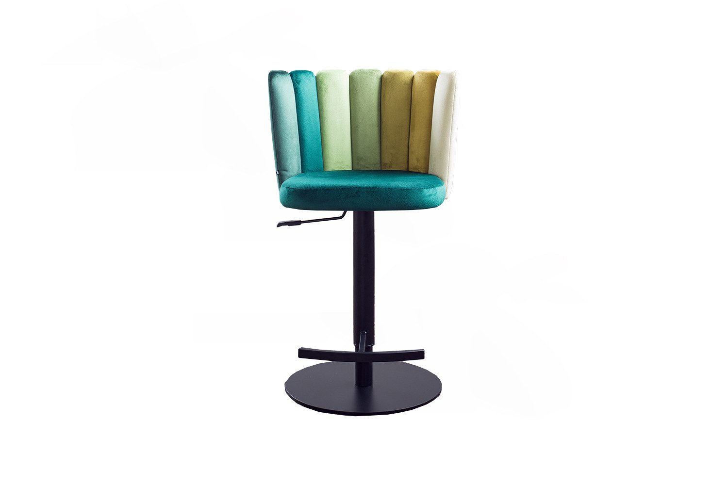 KAWOLA Bistrostuhl JADA (1 St), Drehstuhl höhenverstellbar Velvet verschiedene Farben