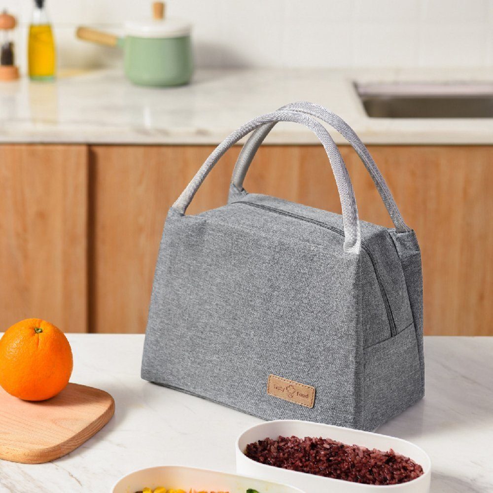 rosa Picknick-Tasche Lunchtasche, Isoliertasche, Kühltasche, Lunchbox autolock Lunchbox