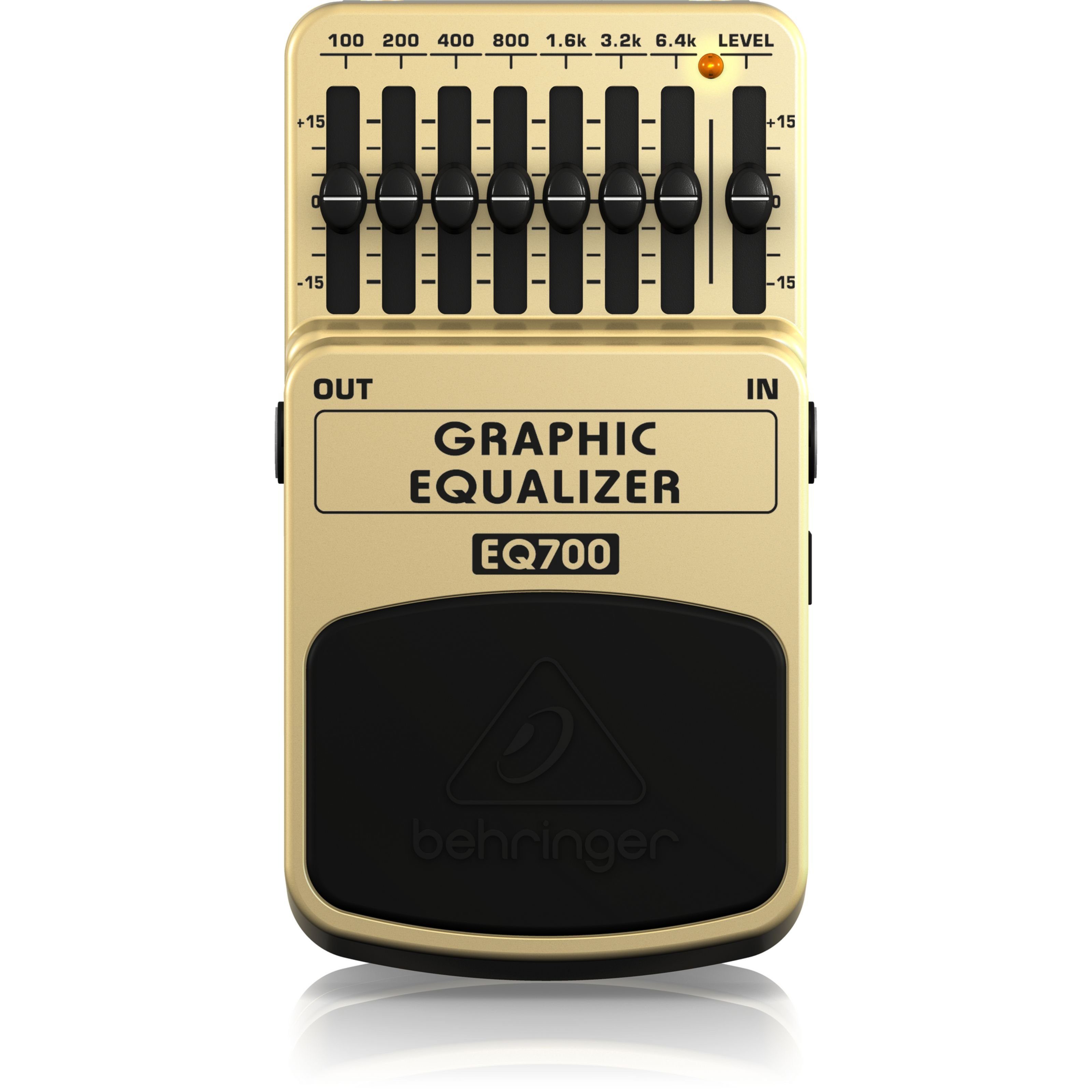 Behringer Musikinstrumentenpedal, (Effekte, Equalizer), EQ700 Graphic Equalizer - Equalizer für Gitarren