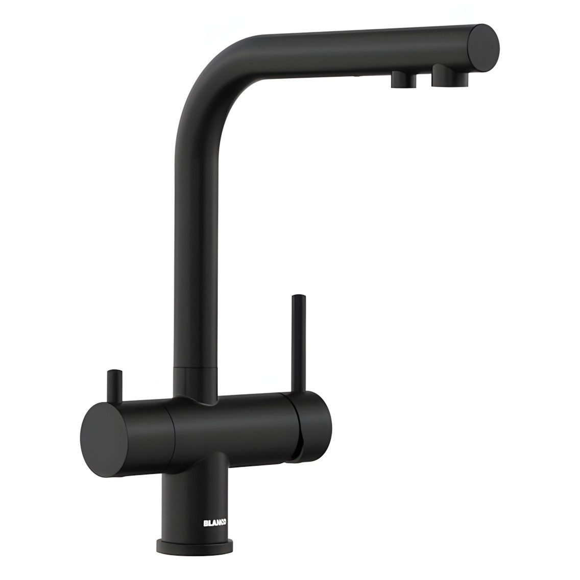 Blanco Küchenarmatur FONTAS II Filter Küchenarmatur Wasserhahn Hochdruck schwarz matt