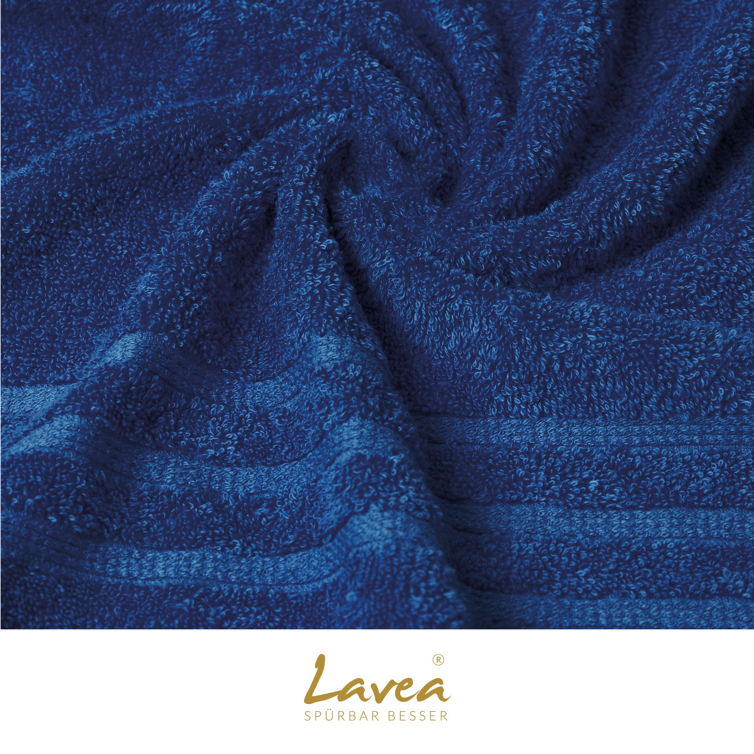 Lavea Badematte Bali Badvorleger Duschvorleger 50x80cm, Badteppich, Höhe 20 mm, Walkfrottee, mit Bordüre, plegeleicht, beidseitig nutzbar, strapazierfähig, Bio- – Bild 5 von 5