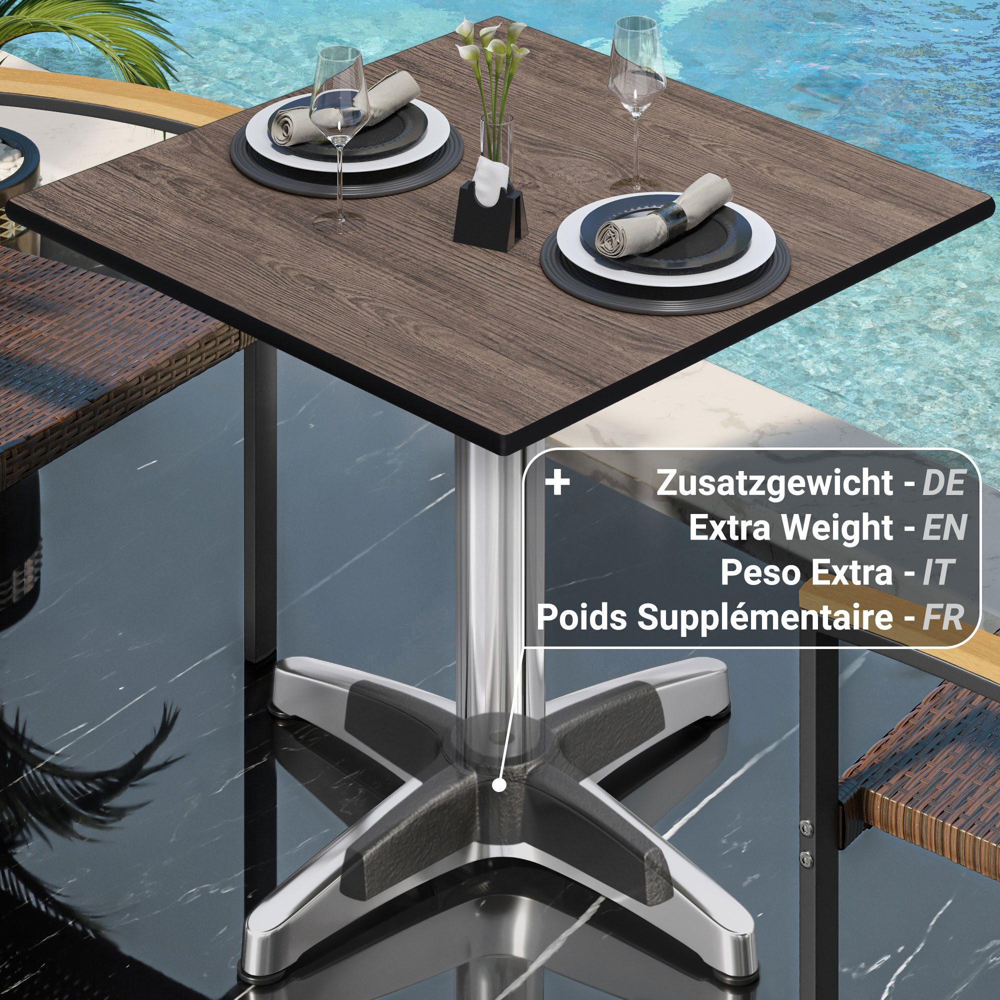 GGMMÖBEL Gartentisch CPBL