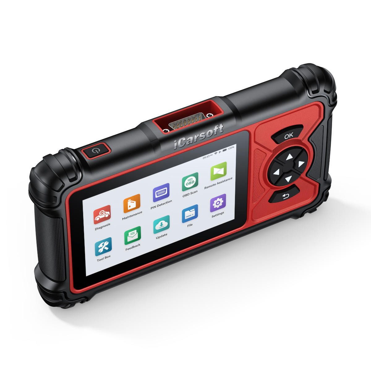 iCarsoft OBD2-Diagnosegerät iCarsoft HD V4.0 für schwere Nutzfahrzeuge, LKW, Busse, Service-, Wartungs- und Resetfunktionen