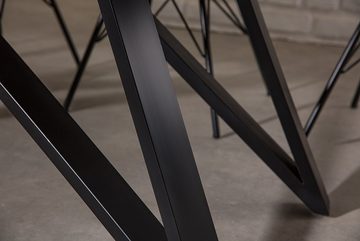 riess-ambiente Esstisch IRON CRAFT 240cm natur / schwarz (Einzelartikel, 1-St), Wohnzimmer · Massivholz · Metall · Mango · Industrial